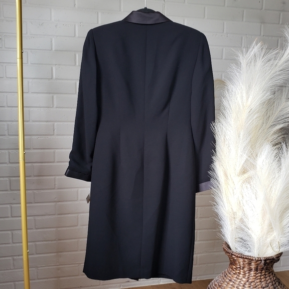 NWT Talbots Black Twist Button Up Dress size 4 Petite Black - Picture 5 of 8